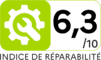 Індекс ремонтопридатності 6,3 з 10